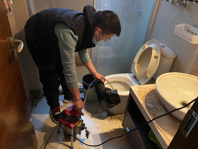 田家庵马桶疏通-疏通下水道